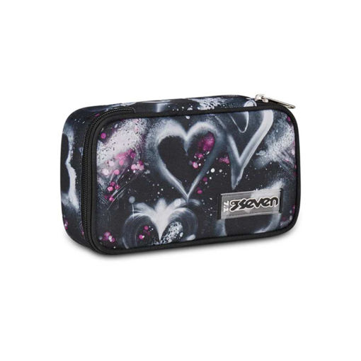 Picture of SEVEN FREETHINK QUICK CASE JET BLACK PENCIL CASE